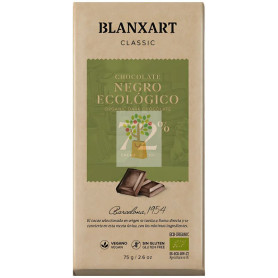 CHOCOLATE 72% CACAO ECO 75G BLANXART