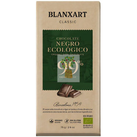 CHOCOLATE 99% CACAO ECO 75G BLANXART