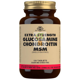GLUCOSAMINA CONDROITINA MSM 120 COMPRIMIDOS SOLGAR
