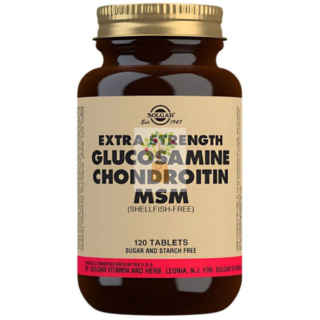 GLUCOSAMINA CONDROITINA MSM 120 COMPRIMIDOS SOLGAR