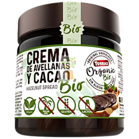 CREMA DE CACAO & AVELLANES CON ACEITE DE OLIVA 200G TORRAS