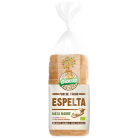 PAN DE MOLDE DE TRIGO ESPELTA CON MASA MADRE 400G BIOCOP