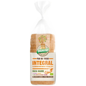 PAN DE MOLDE DE TRIGO INTEGRAL CON MASA MADRE 400G BIOCOP