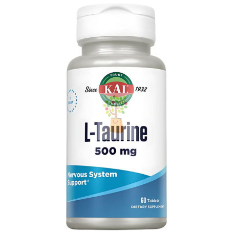 L-TAURINE 500MG 60 COMPRIMIDOS KAL