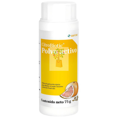 DESODORANTE POLVO ACTIVO DE POMELO 75G SANITAS