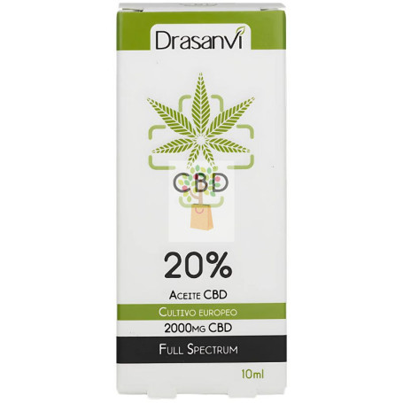 ACEITE DE CBD 20% 10ML DRASANVI