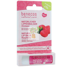 BÁLSAMO LABIAL VEGANO FRAMBUESA 4,8G BENECOS