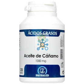ACEITE DE CÁÑAMO 1000MG 120 PERLAS EQUISALUD