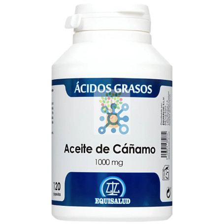 ACEITE DE CÁÑAMO 1000MG 120 PERLAS EQUISALUD