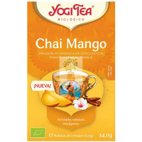 CHAI MANGO 17 BOLSITAS DE INFUSIÓN YOGI TEA