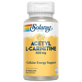 ACETYL L-CARNITINE 500MG 30 CÁPSULAS VEGETALES SOLARAY