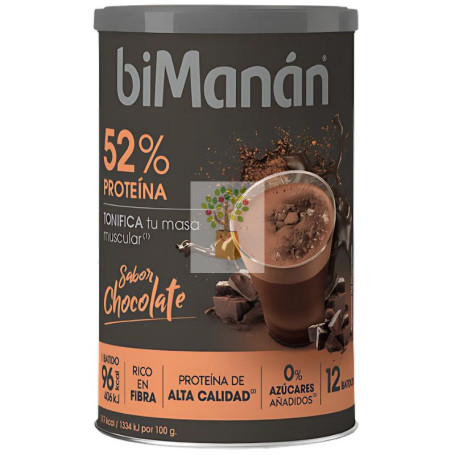 BATIDO DE PROTEÍNA SABOR CHOCOLATE 360G BIMANÁN