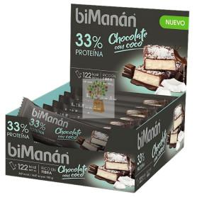 BARRITA DE CHOCOLATE NEGRO Y COCO 35G BIMANÁN