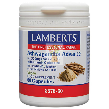 ASHWAGANDHA ADVANCE 60 CAPSULAS LAMBERTS