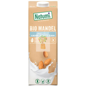 BEBIDA DE ALMENDRAS SIN AZUCAR BIO 1L NATUMI