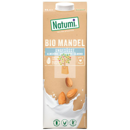 BEBIDA DE ALMENDRAS SIN AZUCAR BIO 1L NATUMI