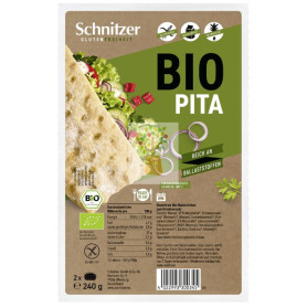 PAN DE PITA SIN GLUTEN 240G SCHNITZER