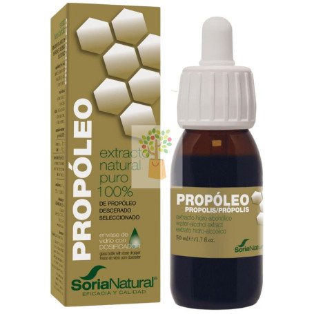 EXTRACTO DE PROPÓLEO HIDROALCOHÓLICO 50ML SORIA NATURAL