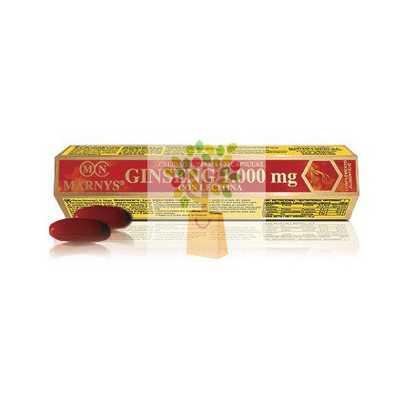 GINSENG CON LECITINA 1000 30 CAPSULAS MARNYS