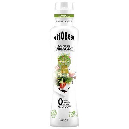 CREMA DE VINAGRE SABOR MANZANA 225ML VITOBEST