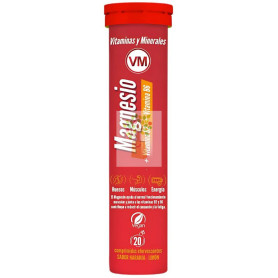 MAGNESIO + VIT B2 + VIT B6 20 TABLETAS EFERVESCENTES YNSADIET