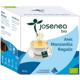 ANÍS-MANZANILLA-REGALIZ BIO 10 PIRÁMIDES ENSOBRADAS EQUISALUD
