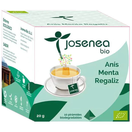 ANÍS-MENTA-REGALIZ BIO 10 PIRÁMIDES ENSOBRADAS EQUISALUD