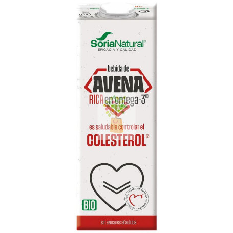BEBIDA DE AVENA CON OMEGA 3 ECO 1L SORIA NATURAL ALIMENTACIÓN