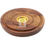 INCENSARIO DE MADERA PARA CONO Y STICK 10X5CM SYS