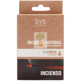 INCIENSO NATURAL DE INCIENSO 15 CONOS SYS