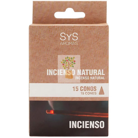 INCIENSO NATURAL DE INCIENSO 15 CONOS SYS