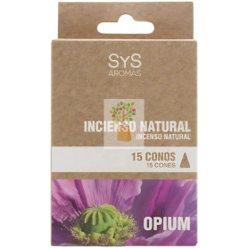 INCIENSO NATURAL DE OPIUM 15 CONOS SYS