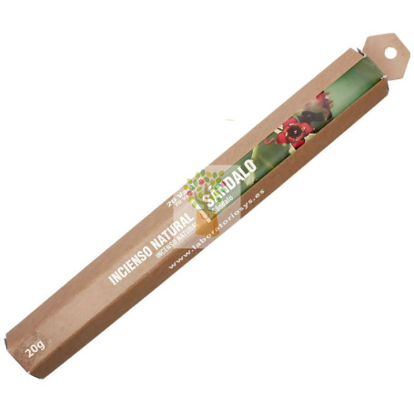 INCIENSO NATURAL DE SÁNDALO 20 STICKS SYS