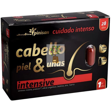 CABELLO, PIEL Y UÑAS INTENSIVE BEAUTYLINE 28 CÁPSULAS PINISAN