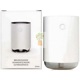 HUMIDIFICADOR ULTRASÓNICO WHITE 255ML SYS