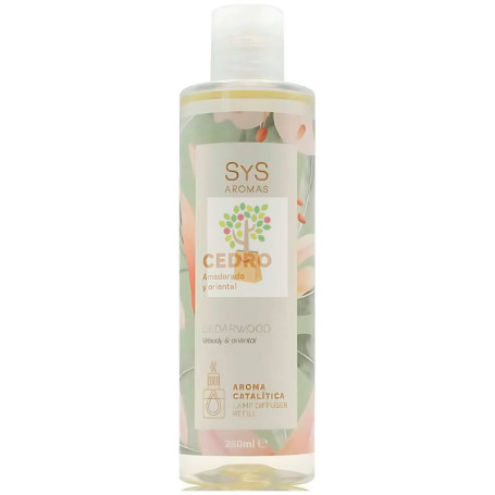AROMA LÁMPARA CATALÍTICA DE CEDRO 250ML SYS