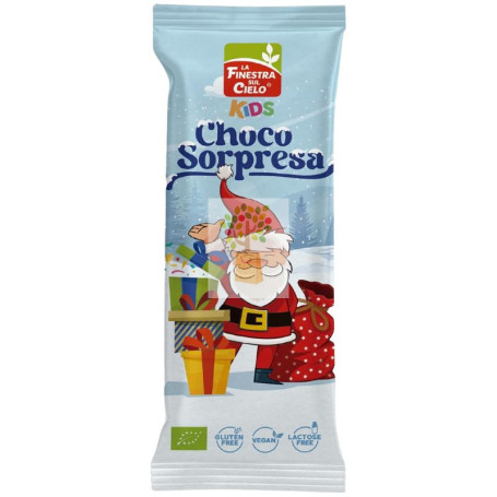 SANTA CHOCO SORPRESA BIO VEGAN FINESTRA