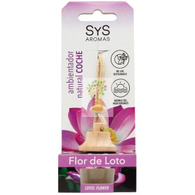 AMBIENTADOR NATURAL DE COCHE AROMA FLOR DE LOTO 7ML SYS