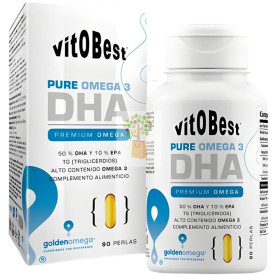 PURE OMEGA 3 DHA 90 PERLAS VIT.O.BEST