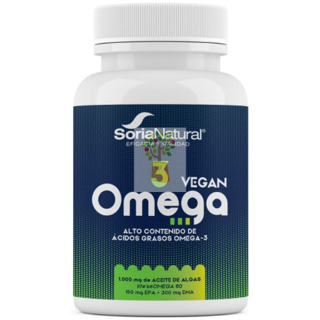 OMEGA-3 VEGANO 60 PERLAS SORIA NATURAL
