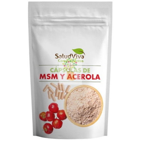 CAPSULAS DE MSM Y ACEROLA 119Gr SALUD VIVA