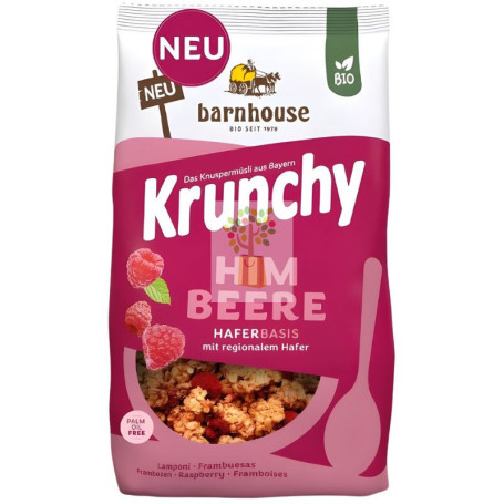MUESLI KRUNCHY FRAMBUESA 500G BARNHOUSE