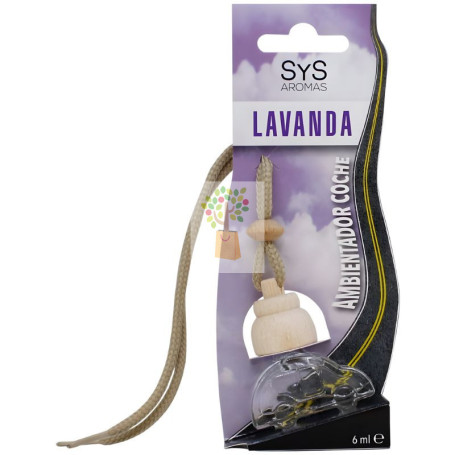 AMBIENTADOR NATURAL DE COCHE AROMA LAVANDA 6ML SYS