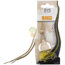 AMBIENTADOR NATURAL DE COCHE AROMA MANGO 6ML SYS