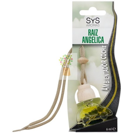 AMBIENTADOR NATURAL DE COCHE AROMA RAÍZ ANGÉLICA 6ML SYS