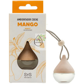 AMBIENTADOR NATURAL DE COCHE GOTA AROMA MANGO 6ML SYS