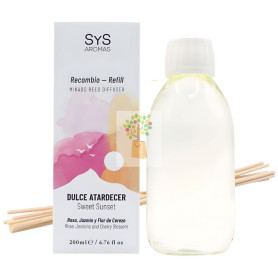 RECAMBIO MIKADO EXPERIENCE DULCE ATARDECER 200ML+PALOS SYS