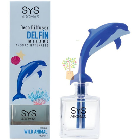 AMBIENTADOR DIFUSOR WILD ANIMAL DELFÍN 90ML SYS