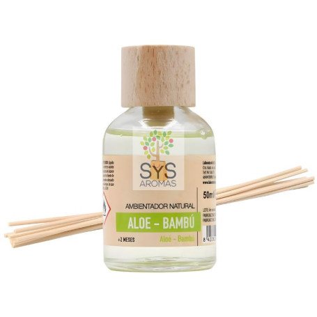 AMBIENTADOR MIKADO ALOE VERA-BAMBÚ 50ML SYS