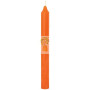 VELA BUJÍA NARANJA 20CM ORO DE LOS ANDES